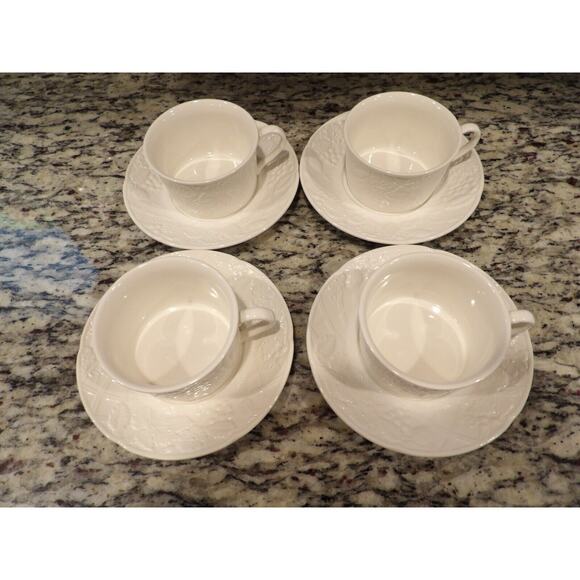 Mikasa English Countryside DD900 Tea Cups Saucers Set of 4 - Picture 6 of 12